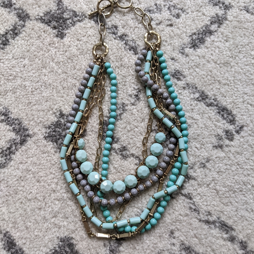 Mint Green Statement Necklace